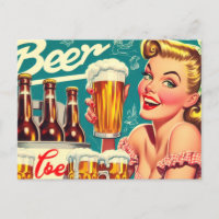 Illustration des Vintagen Bieres