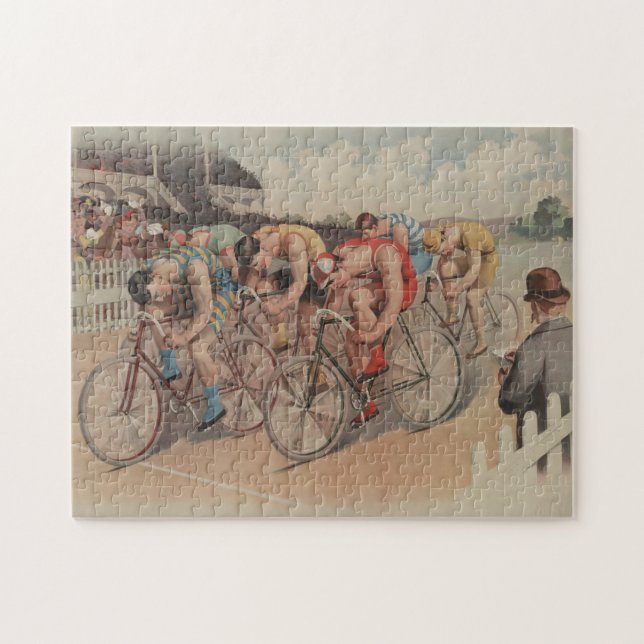 Illustration des Vintagen Fahrrads (1895) Puzzle (Horizontal)