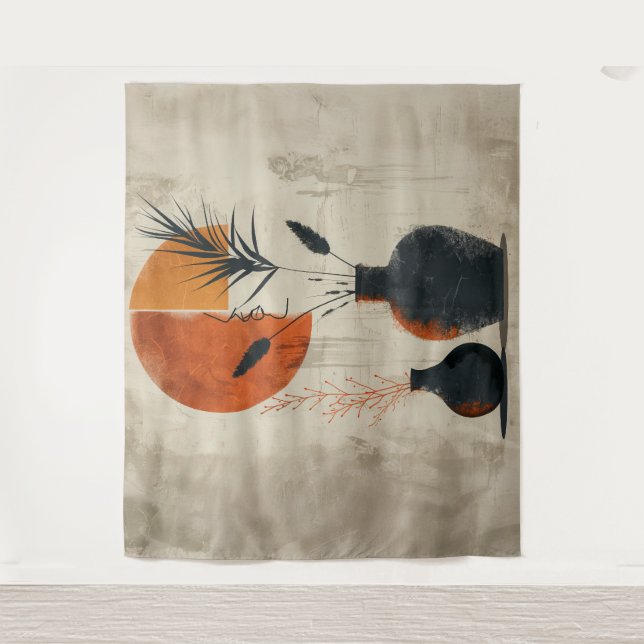 Illustration Digitale Kunst Wandteppich (Vorderseite)