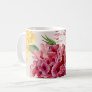Illustration einer alten Nelke Kaffeetasse