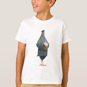 Illustration einer Brieftaubenpostbotengestalt T-Shirt