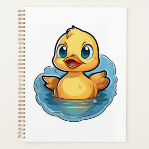 Illustration einer Cartoon-Ente Planer