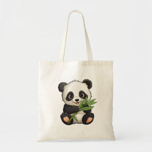 Illustration einer Cartoon-Panda Tragetasche