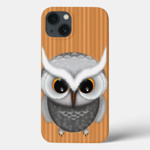 Illustration einer kleinen mürrischen Eule Case-Mate iPhone Hülle