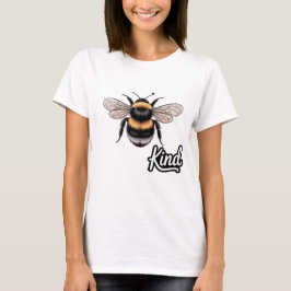 Illustration einer niedlichen Honigbiene - Inspira T-Shirt