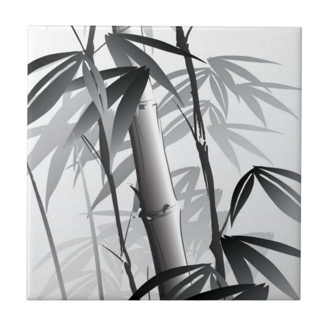 Illustration einer orientalischen Artmalerei Fliese (Vorderseite)