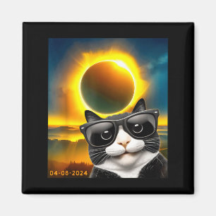 Illustration einer Sonnenfinsternis mit Smoking-Ka Magnet