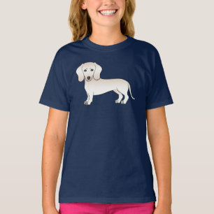 Illustration einer süßen, kurzhaarigen Dachshund-K T-Shirt