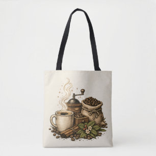 Illustration einer Vintage-Kaffeetasse