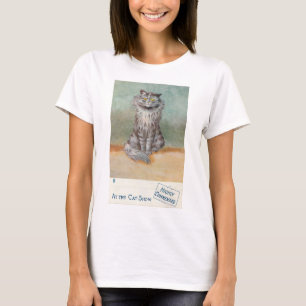 Illustration einer Vintage-Postkarte von Louis Wai T-Shirt