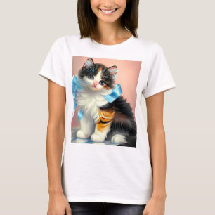 Illustration einer Vintage-Trickatze T-Shirt