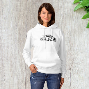 Illustration eines alten Farm-Pickup-Trucks Hoodie
