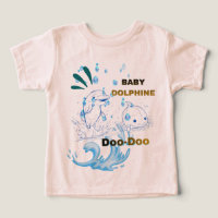Illustration eines aquatischen Delfins