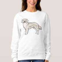 Illustration eines English Cream Golden Retrievers
