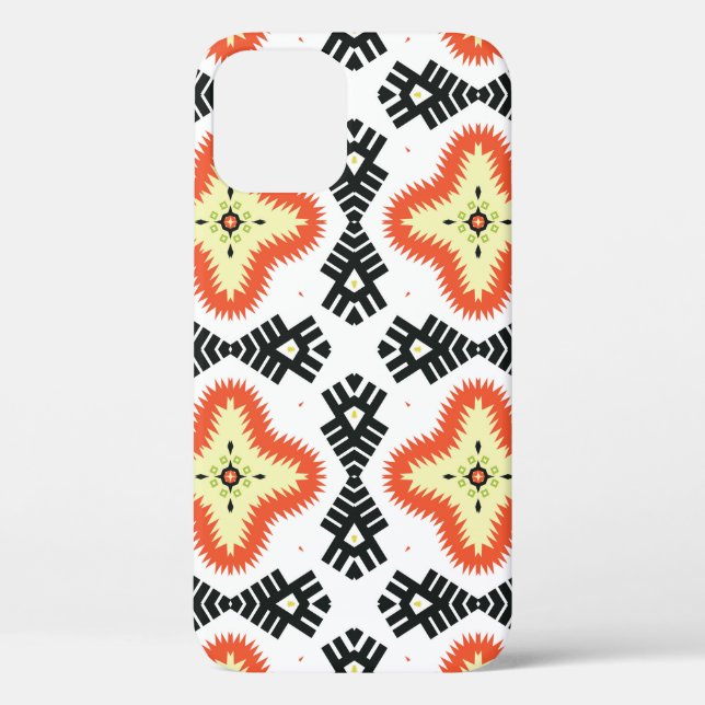 Illustration eines leuchtend bunten Teppichs mit  Case-Mate iPhone Hülle (Rückseite)