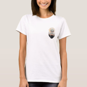Illustration eines liebenswerten Oktopus in einer T-Shirt
