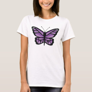 Illustration eines lila Schmetterlings T-Shirt