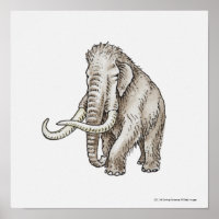 Illustration eines Mammotts