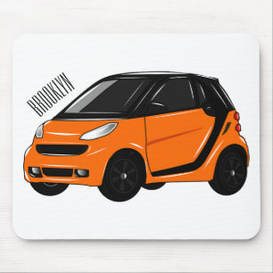 Illustration eines Micro-Autos Mousepad