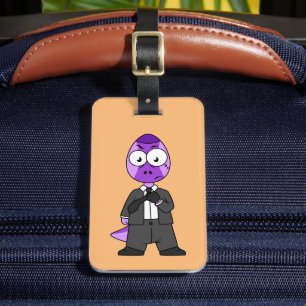 Illustration eines Pachycephalosaurus-Transporters Gepäckanhänger