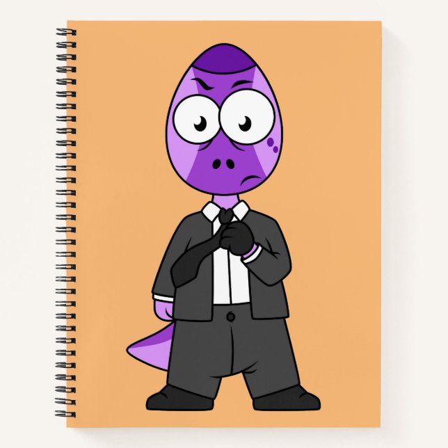 Illustration eines Pachycephalosaurus-Transporters Notizbuch (Vorderseite)