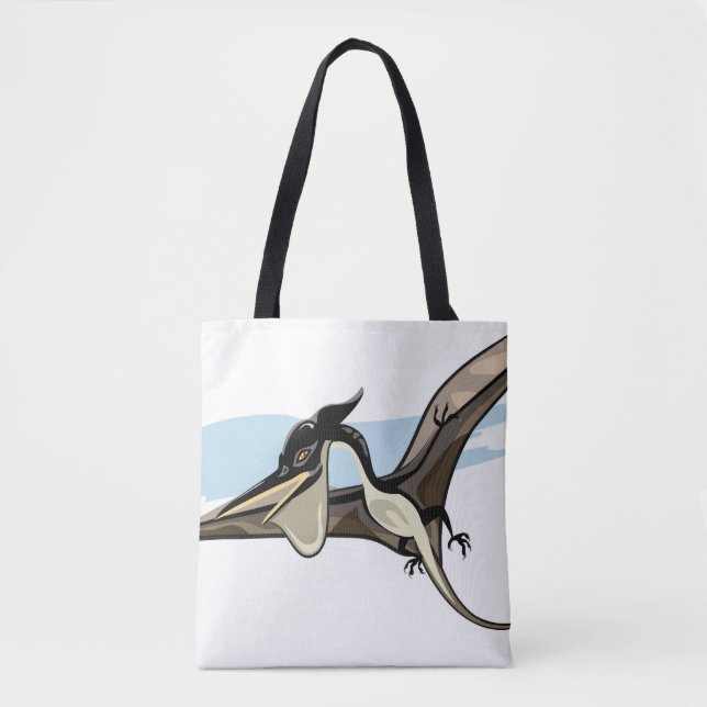 Illustration eines Pteranodon Dinosauriers. (Vorderseite)
