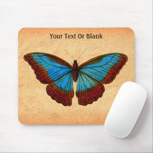 Illustration eines Schmetterlings im Vintage-Stil Mousepad