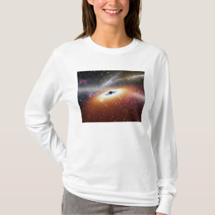 Illustration eines supermassive schwarzen Lochs T-Shirt