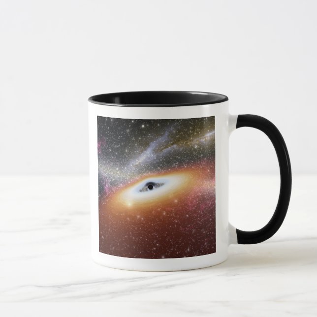 Illustration eines supermassiven schwarzen Lochs Tasse (Rechts)