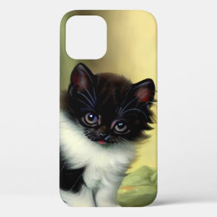 Illustration eines Vintage-Smoking-Kätzchens Case-Mate iPhone Hülle