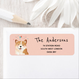 Illustration eines Welsh Corgi-Hundes Haustier