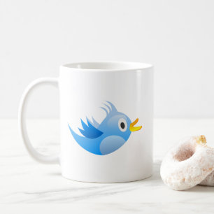 Illustration fliegender Vögel Natur- und Tierkun Kaffeetasse