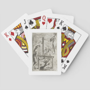 Illustration from Vignola's 'The Two Rules of Prac Spielkarten