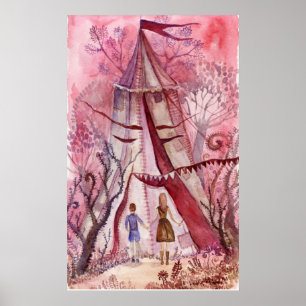 Illustration für das Buch Neil Gaiman Poster