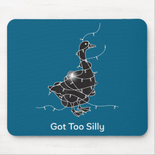 Illustration für den verrückten Gänse-Liebhaber Mousepad