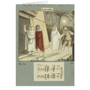 Illustration für Mozart "Zauberflöte", 1845