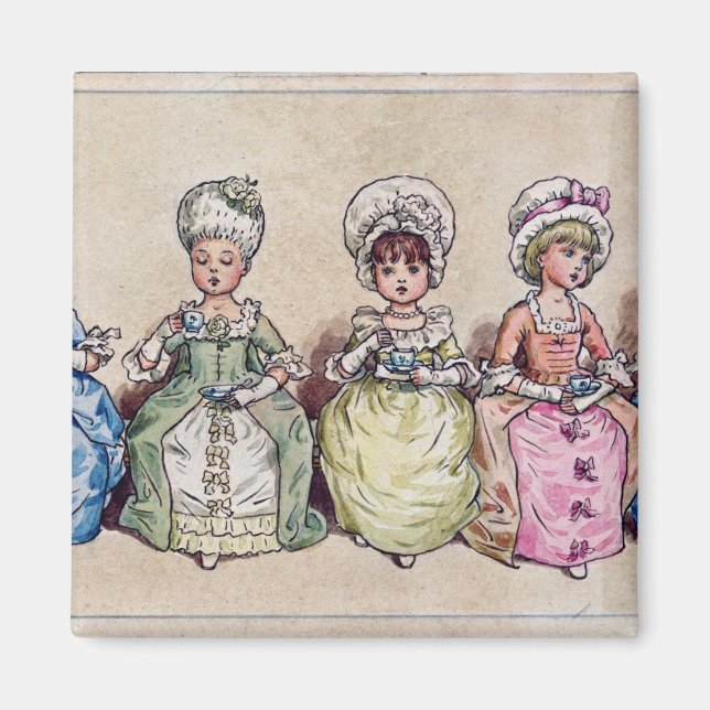 Illustration für 'St. Valentinstag", 1914 Magnet (Vorne)