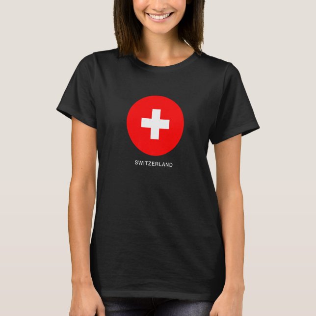 Illustration Graphic Design Wear Switzerland T-Shirt (Vorderseite)