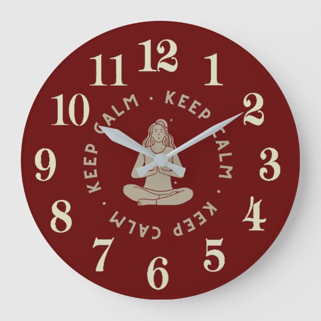 Illustration Große Wanduhr (Vorderseite)