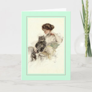 Illustration Harrison Fisher Karte