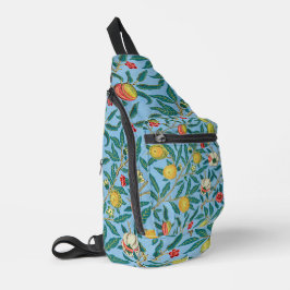 Illustration im Stil alter botanischer Muster Crossbody Bag