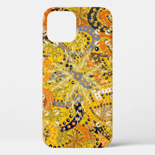 Illustration in gelben, orangen und braunen Farben Case-Mate iPhone Hülle