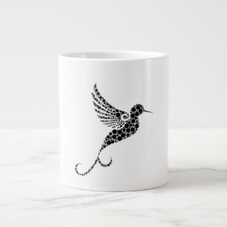 Illustration Kaffeetasse mit fantastischem Vogelmu Jumbo-Tasse