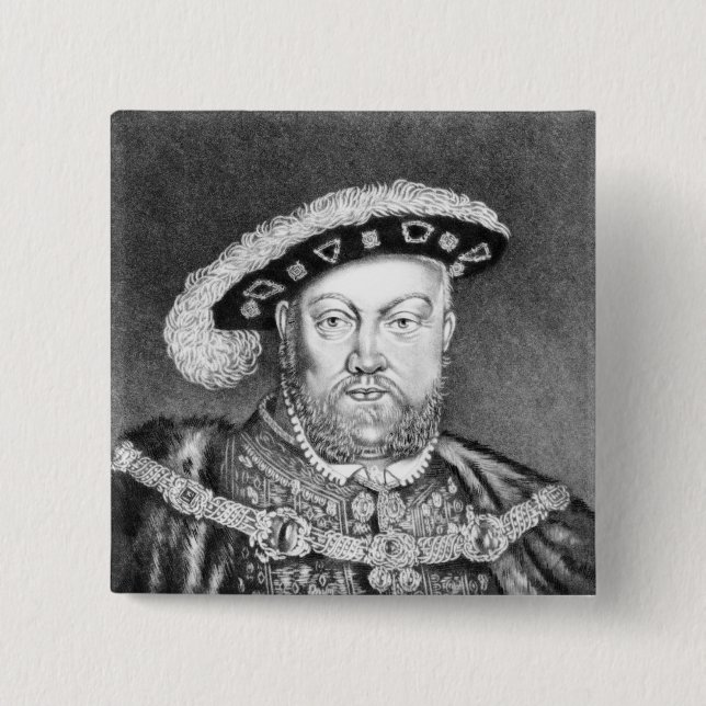 Illustration Königs Henry VIII Button (Vorderseite)