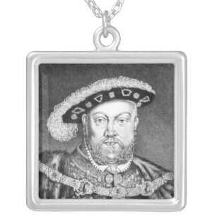 Illustration Königs Henry VIII Versilberte Kette