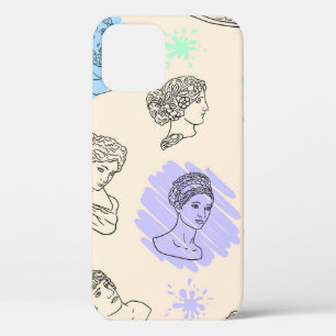 Illustration mit den Konturen griechischer Statuen Case-Mate iPhone Hülle