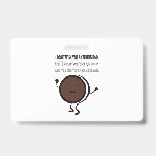 Illustration mit einem Zitat über Oreo Ausweis