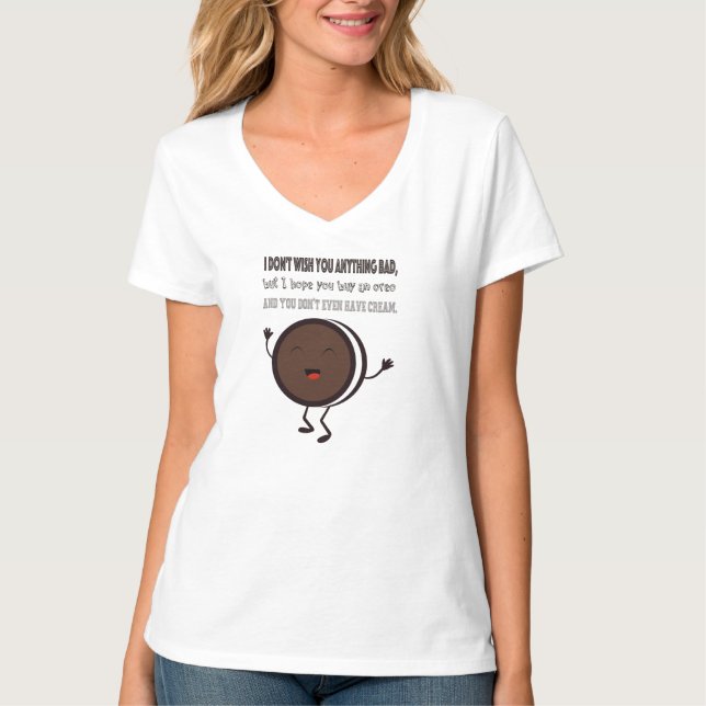 Illustration mit einem Zitat über Oreo T-Shirt (Vorderseite)