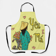 Illustration Mothers Day Gift der vietnamesischen 