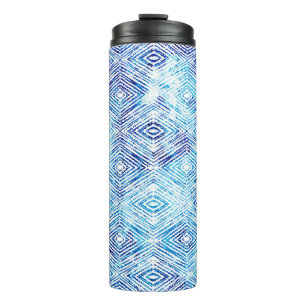 Illustration nahtlos boho geometrische Muster Isol Thermosbecher